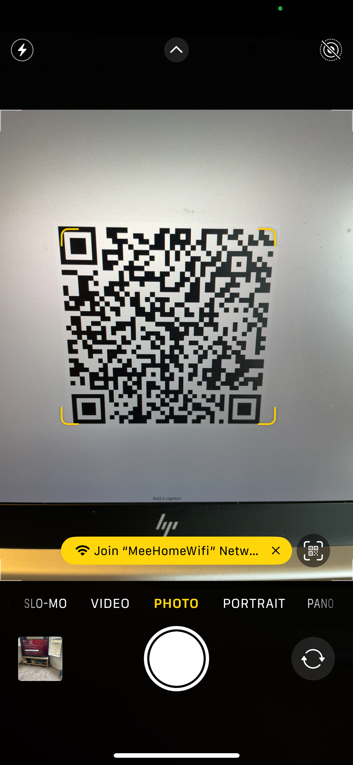 /posts/how-to-join-wifi-with-qr-code-apple-i-devices/ScanWifiQRinCameraApp.PNG